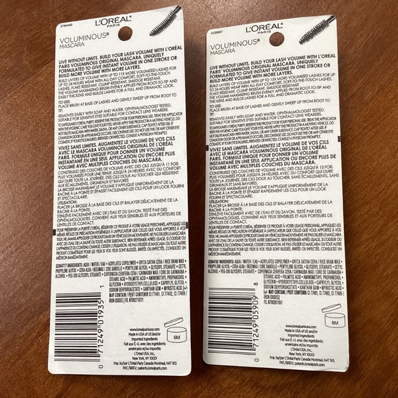 Loreal Paris Voluminous Original/Curved Mascara Bundle - Picture 6 of 10